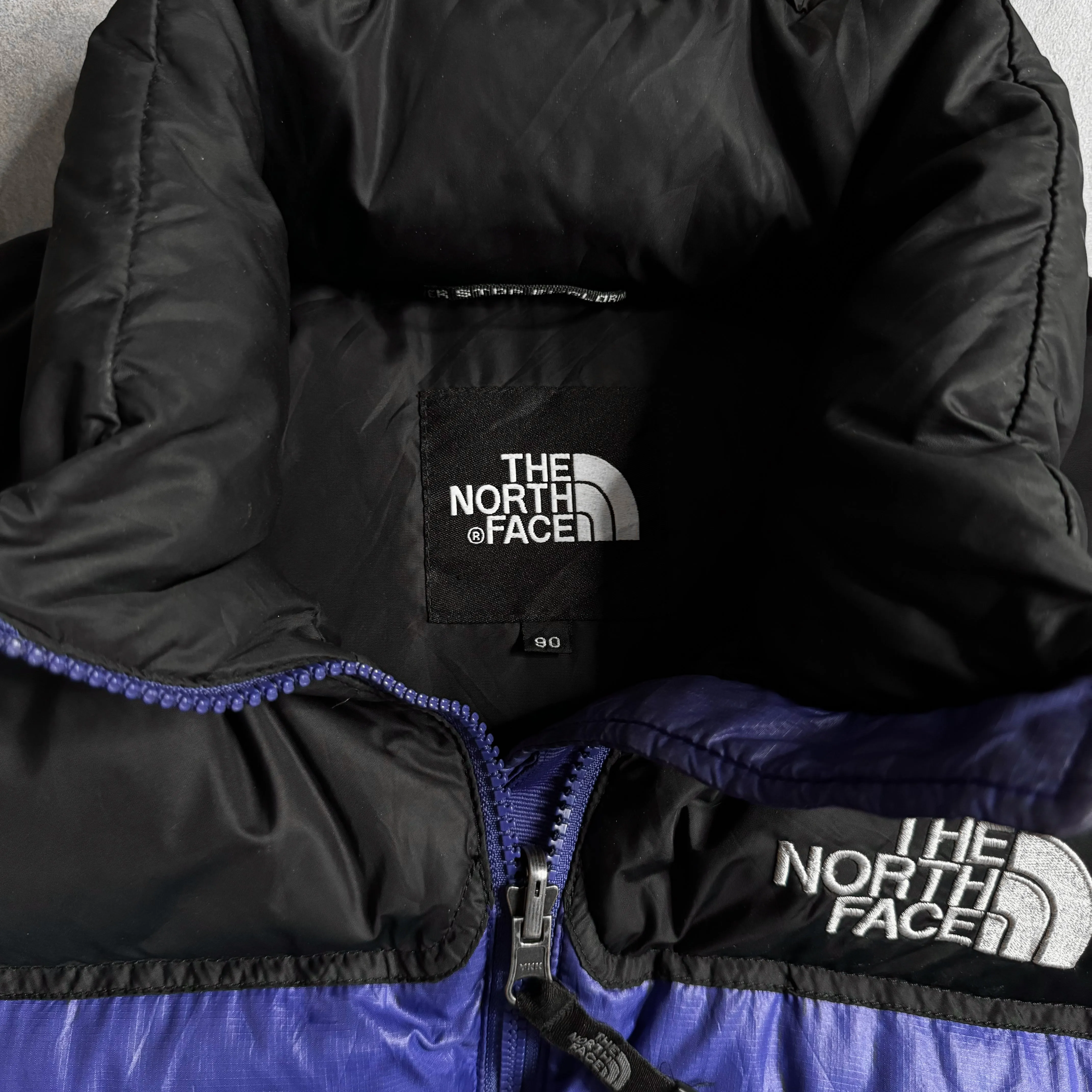 1990's The North Face Purple Nupste Jacket - S