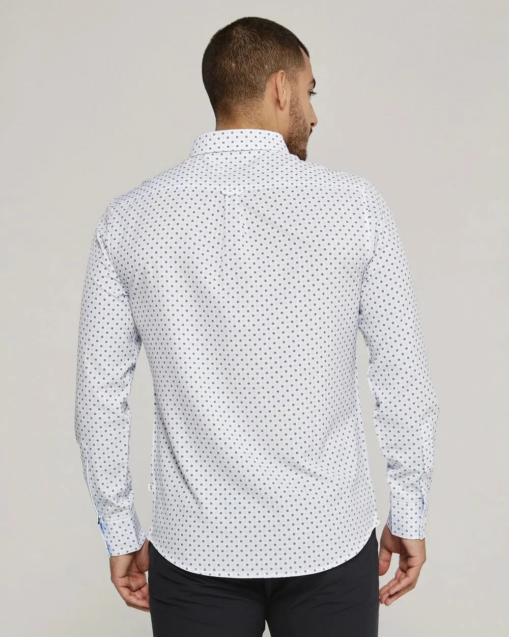 '7Diamonds' Men's Amis Performance Button Down - White