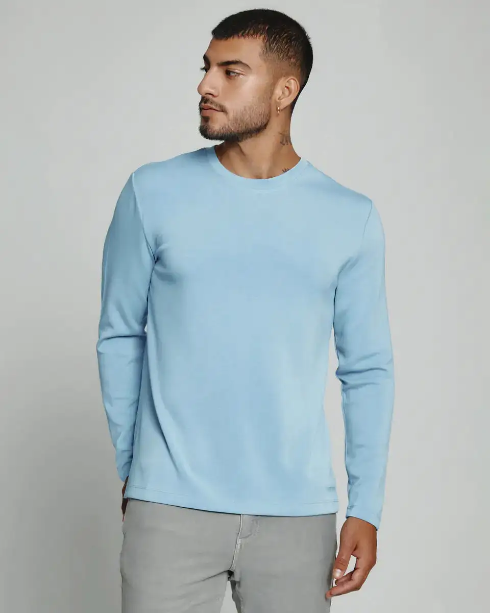 '7Diamonds' Men's REV Long Sleeve Tee - Blue