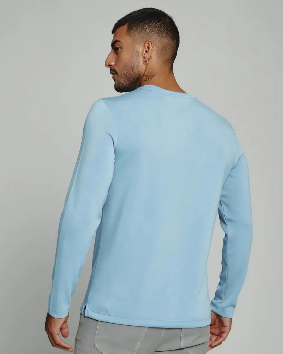 '7Diamonds' Men's REV Long Sleeve Tee - Blue