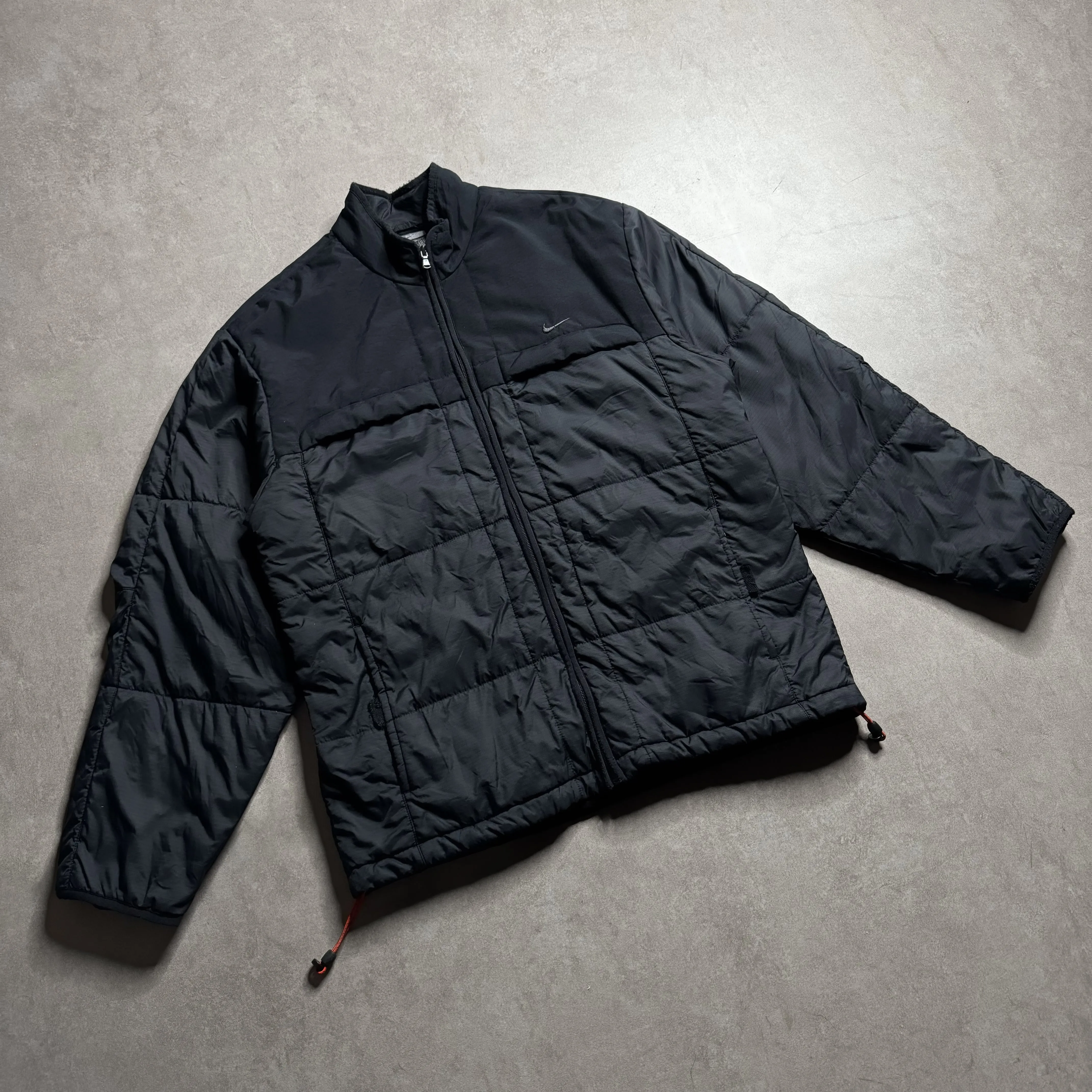 90s Vintage Nike Black Therma Jacket - M