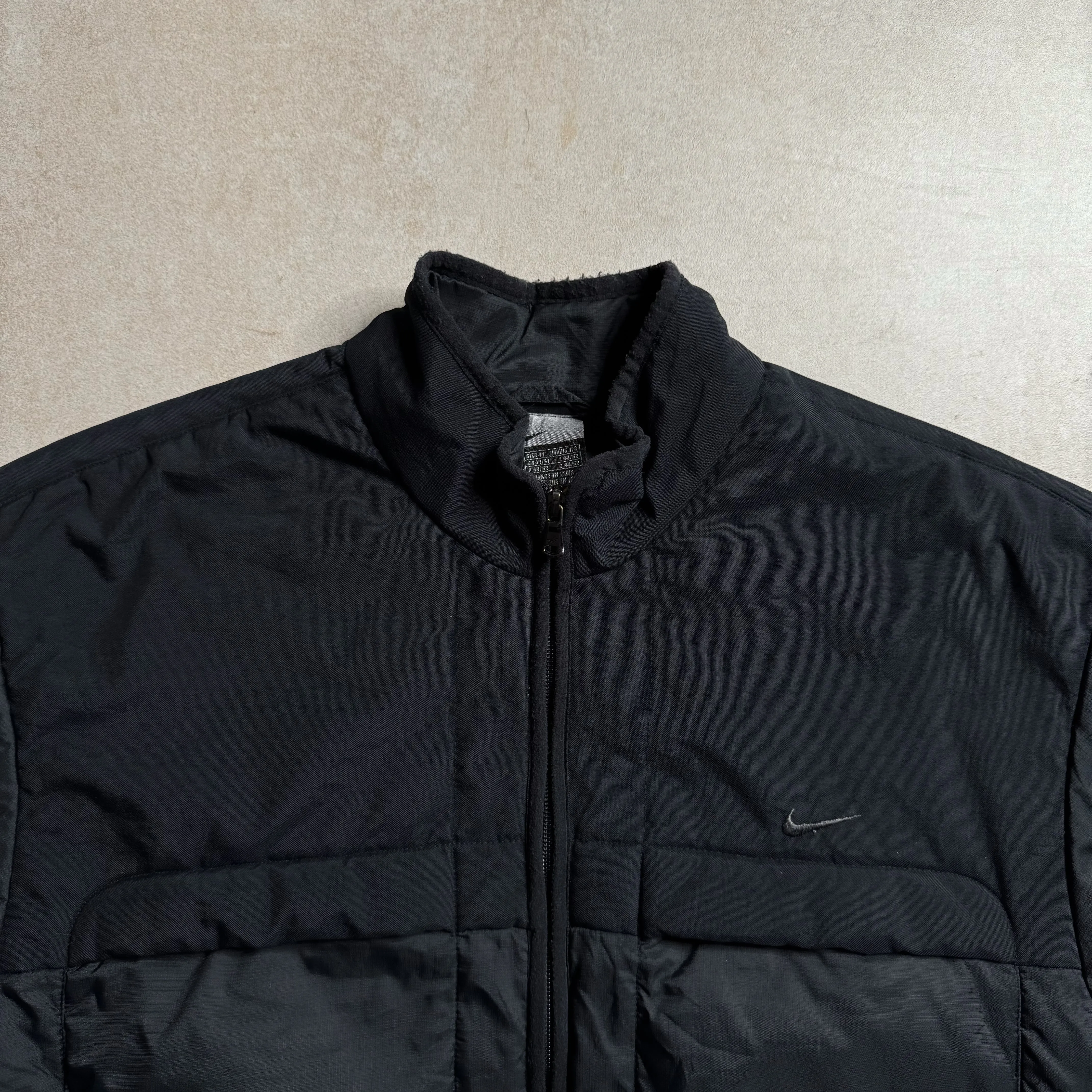 90s Vintage Nike Black Therma Jacket - M