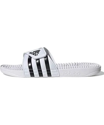 adidas Adissage Slides 'White Black'