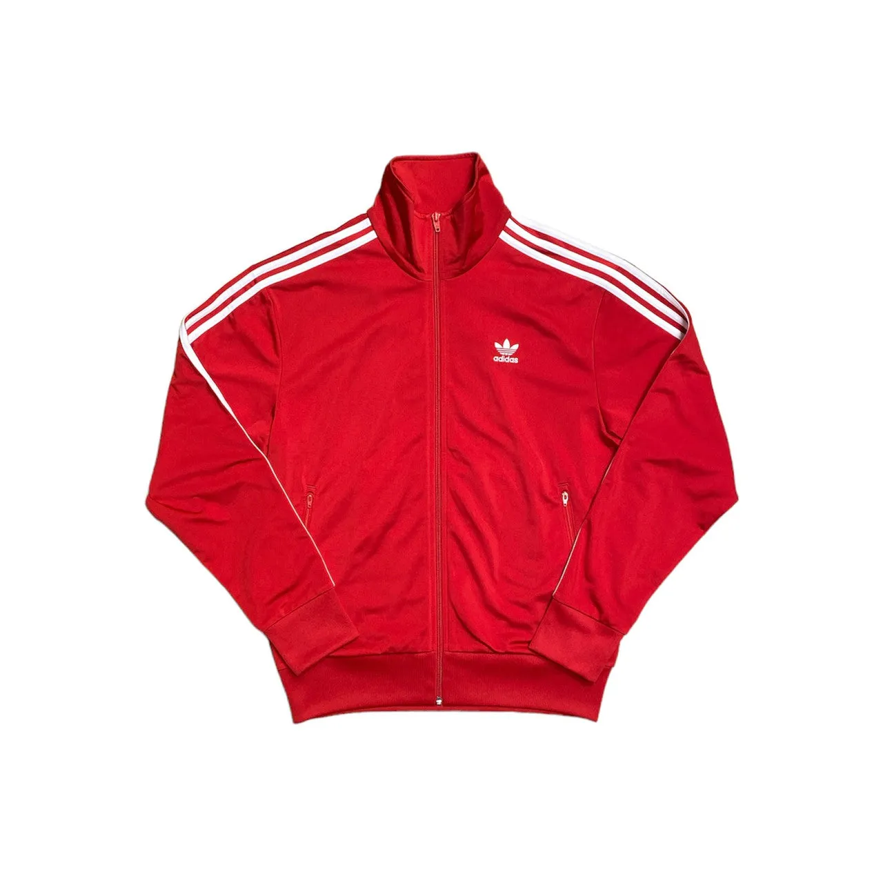 Adidas Red White Track Jacket