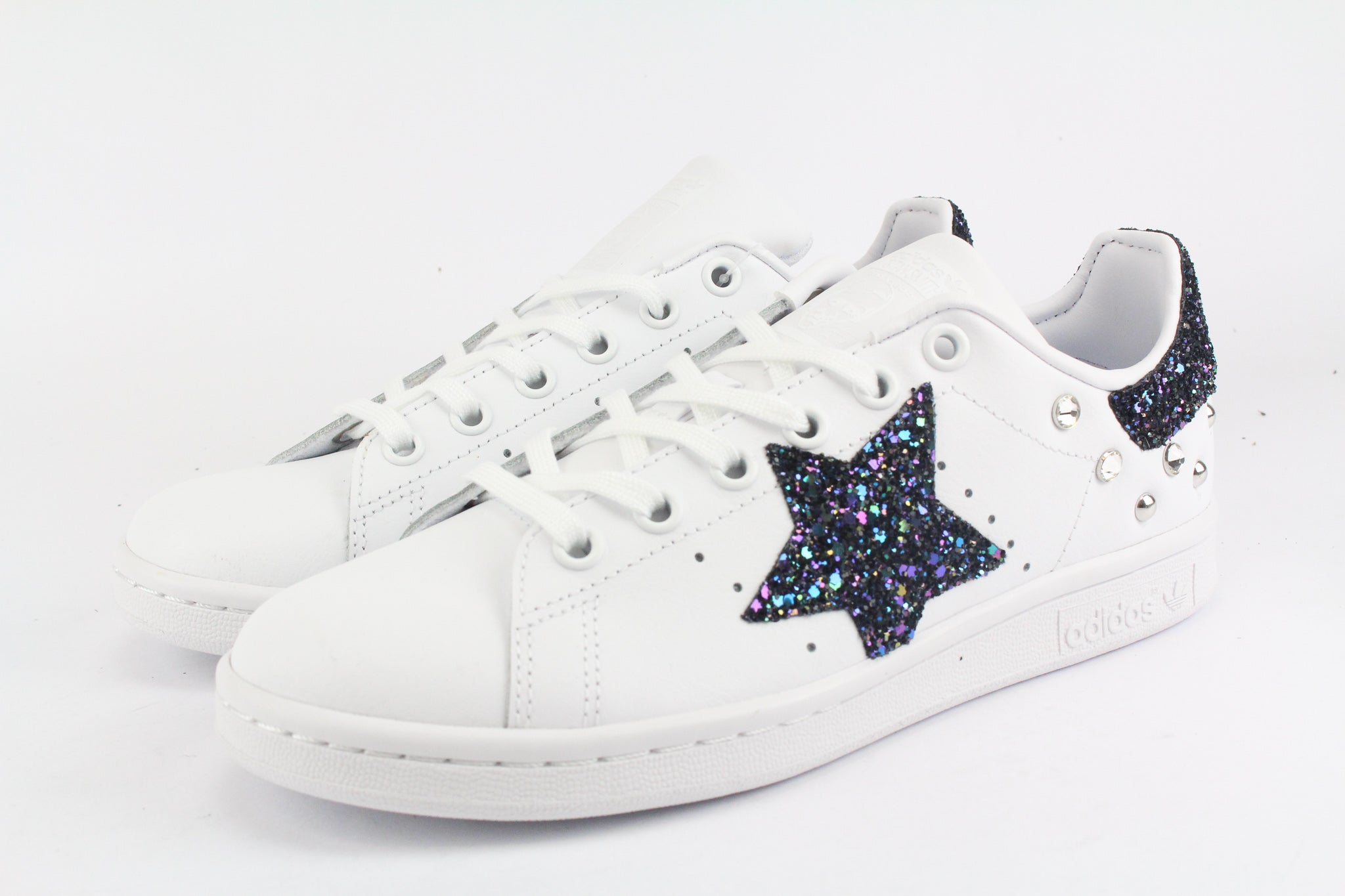 Adidas Stan Smith J Stella Black Iris & Strass