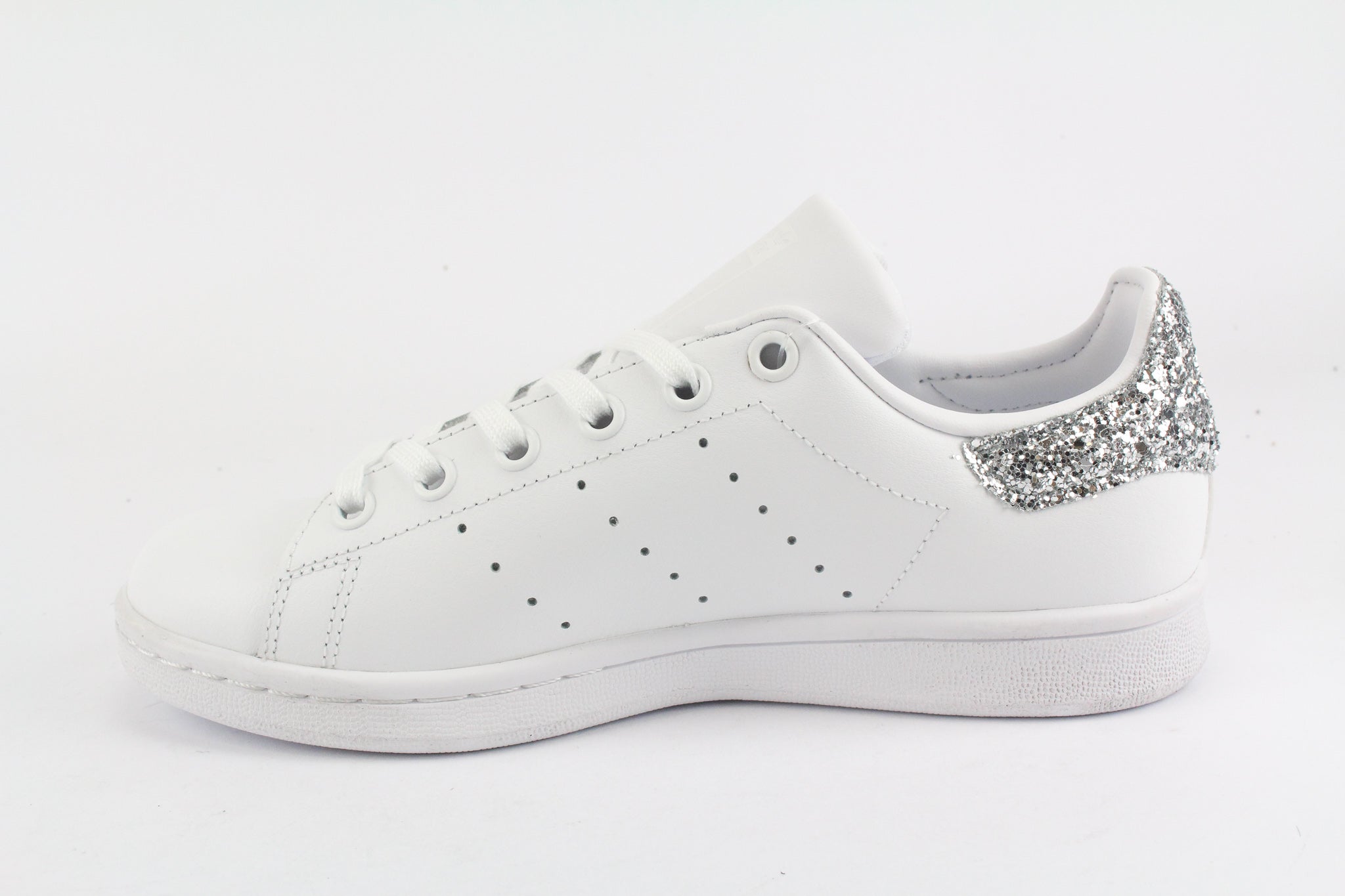 Adidas Stan Smith J Stella Silver Glitter & Strass