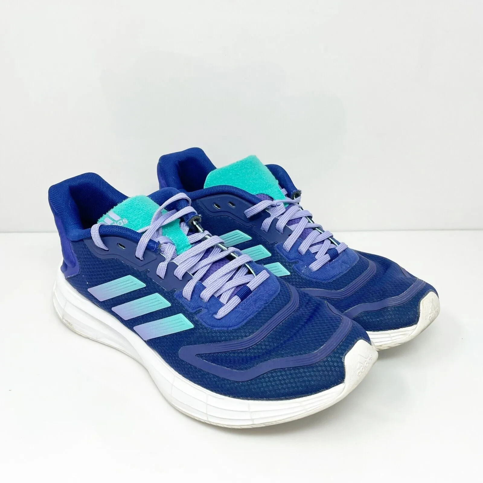 Adidas Womens Duramo 10 GX0717 Blue Running Shoes Sneakers Size 7