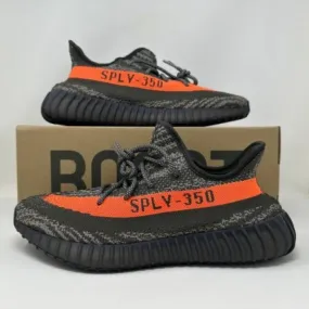 adidas Yeezy Boost 350 V2 Carbon Beluga Grey Black Orang...