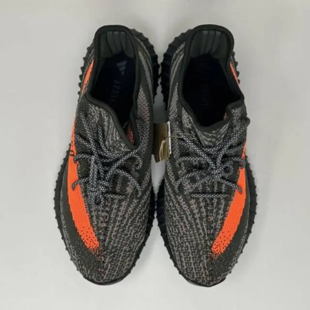 adidas Yeezy Boost 350 V2 Carbon Beluga Grey Black Orang...