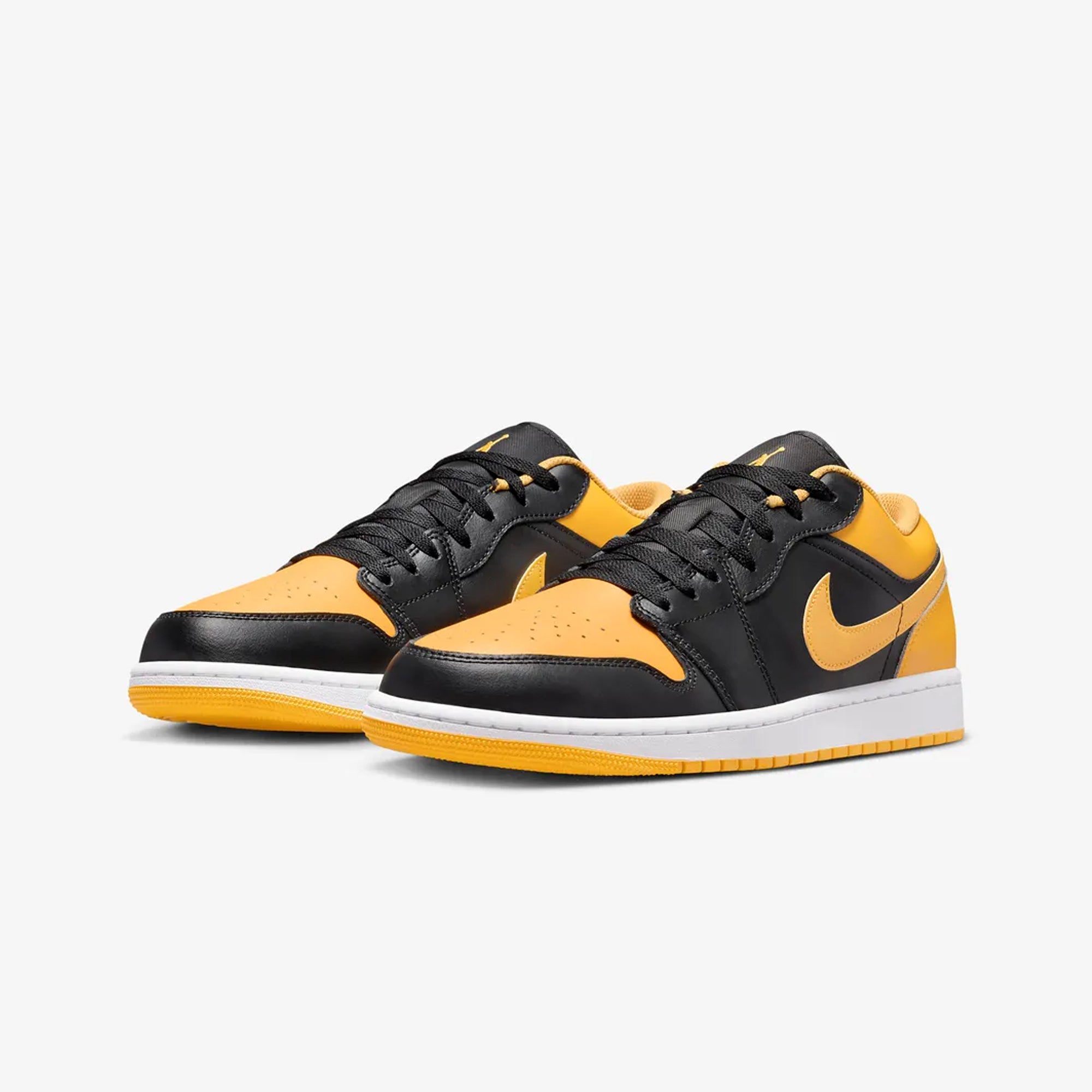 AIR JORDAN 1 LOW 'BLACK/YELLOW OCHRE-WHITE'