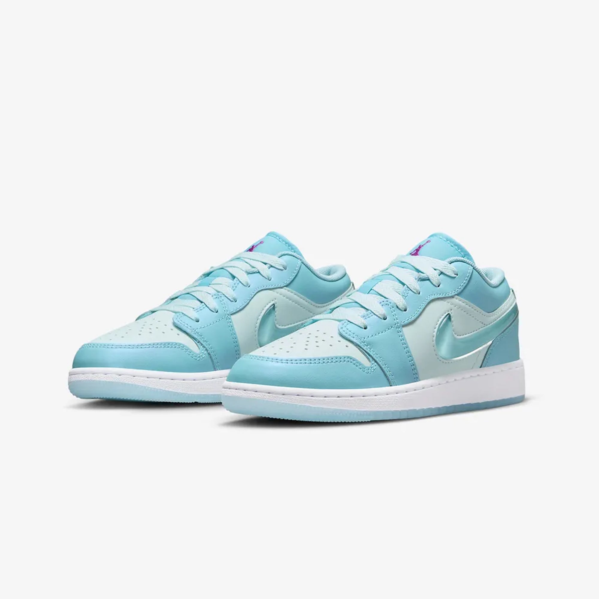 AIR JORDAN 1 LOW SE (GS) 'AQUARIUS BLUE/AQUARIUS BLUE-GLACIER BLUE'