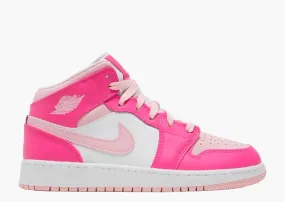 Air Jordan 1 Mid 'Fierce Pink' GS