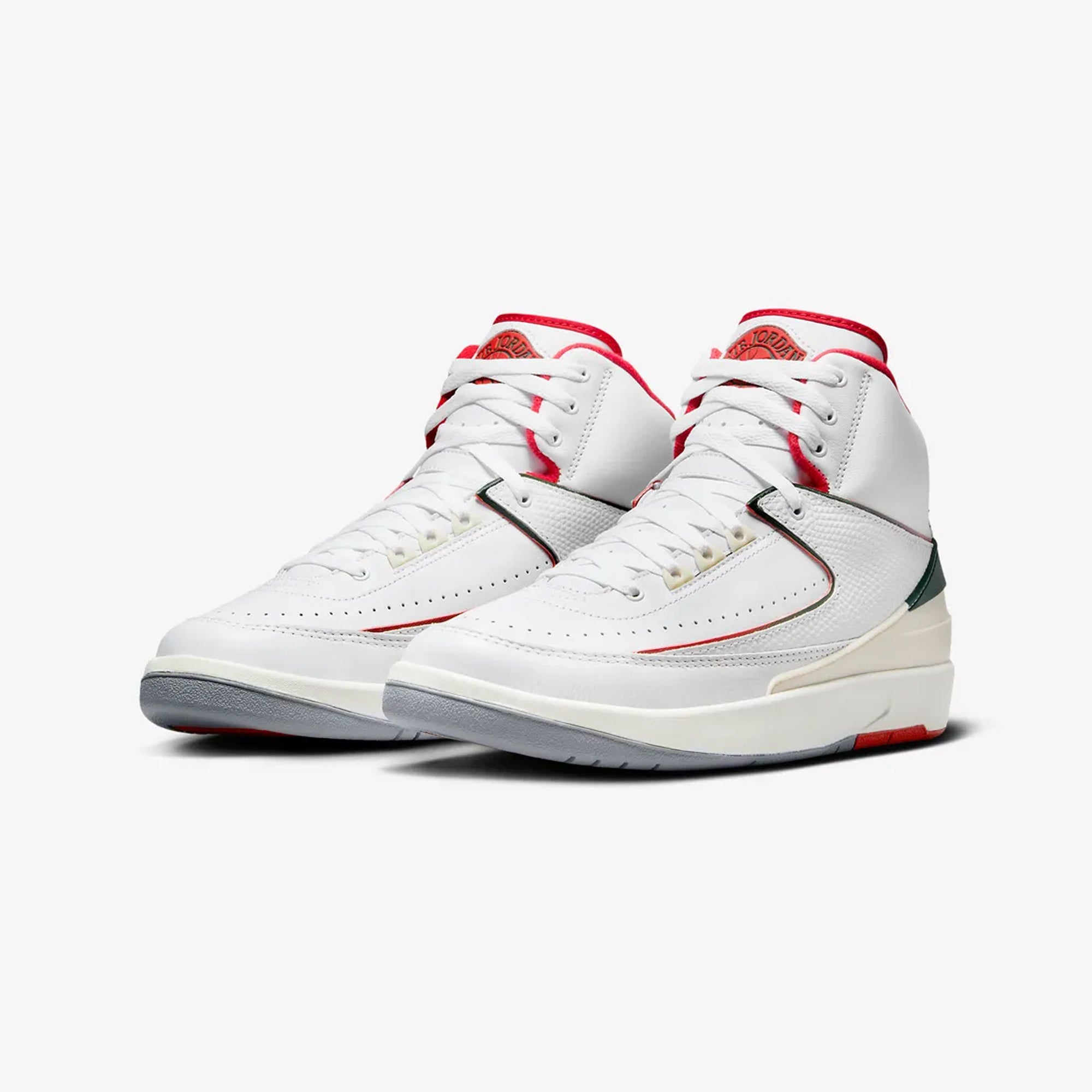 AIR JORDAN 2 ORIGINS 'WHITE/FIRE RED-FIR-SAIL'