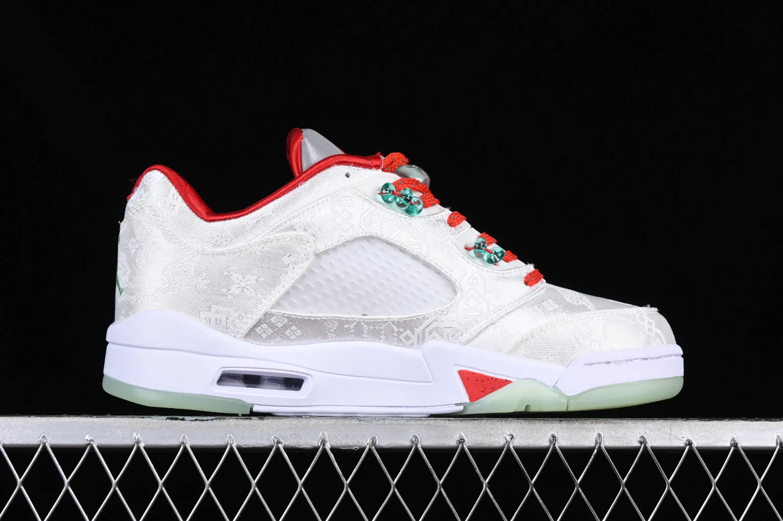 Air Jordan 5 Retro Low White Red Green DM4640-666