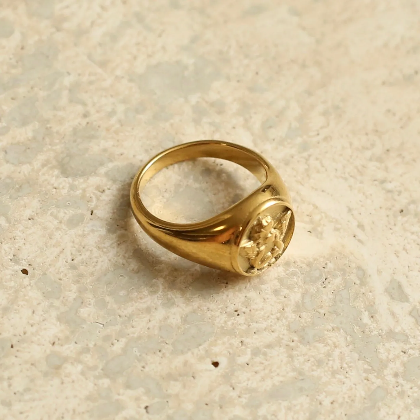 Angel Signet Ring