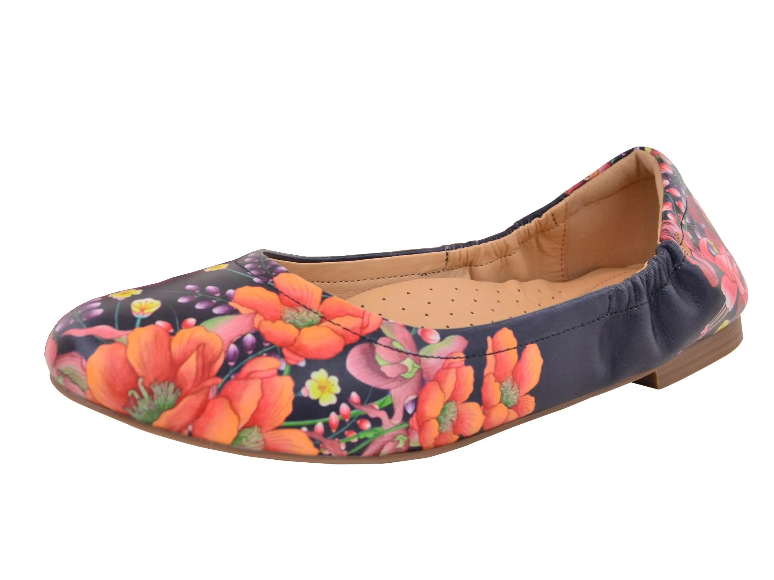 Anuschka Natalie Printed Leather Ballet Flat