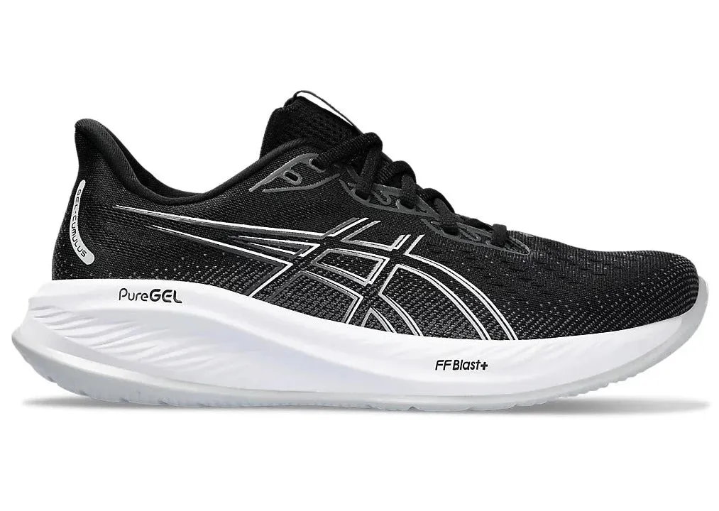 Asics Gel Cumulus 26 (4E Width) - Black/Concrete (Mens)