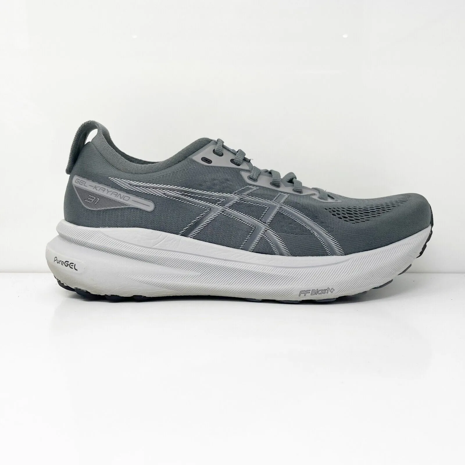 Asics Mens Gel Kayano 31 1011B868 Gray Running Shoes Sneakers Size 10 W