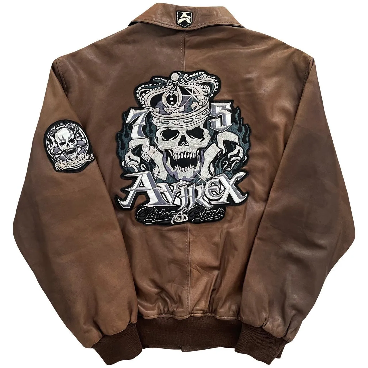 Avirex Leather Varsity Jacket