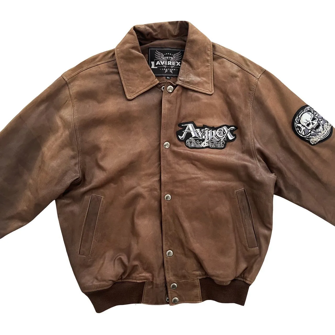 Avirex Leather Varsity Jacket