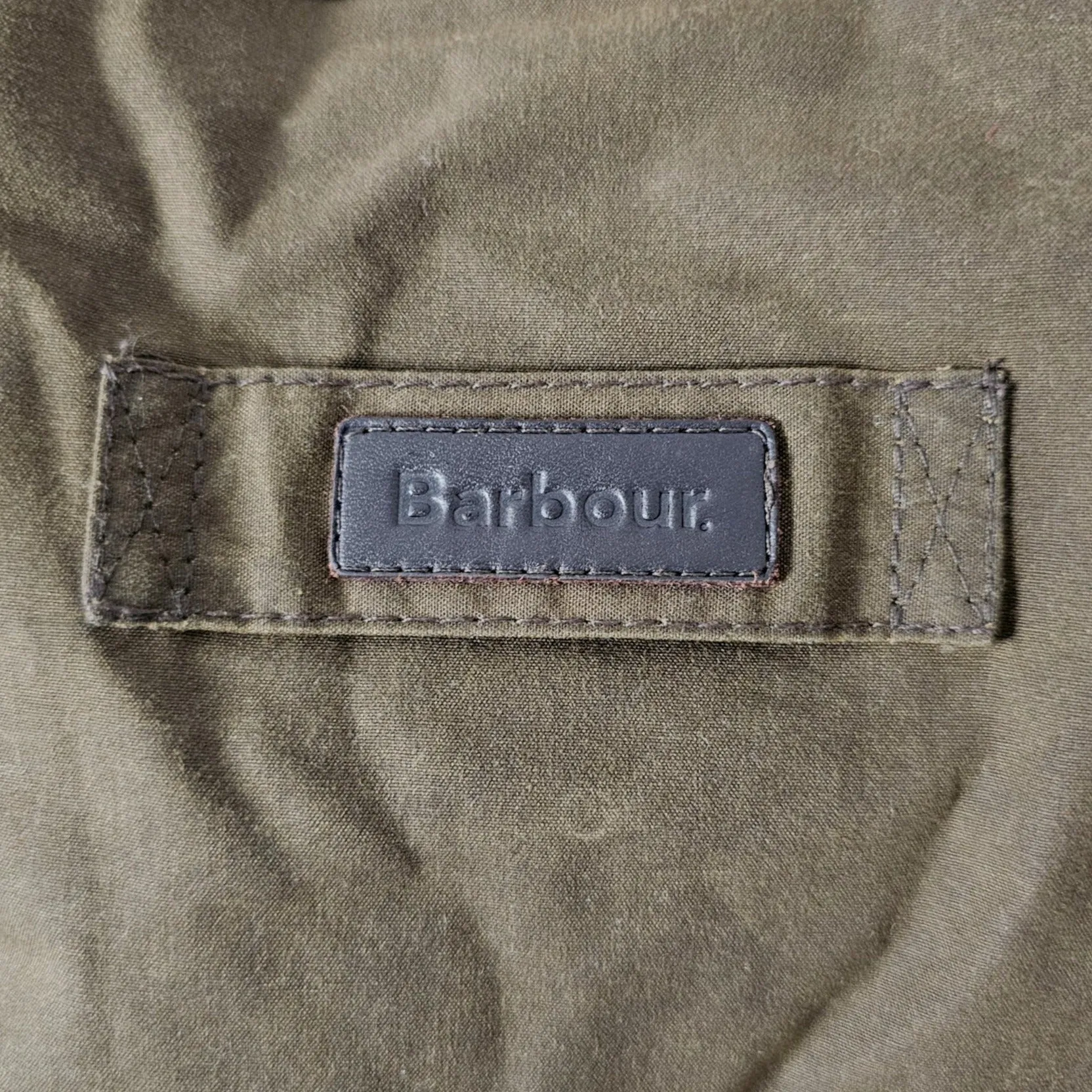 Barbour waxed cotton jacket made in England