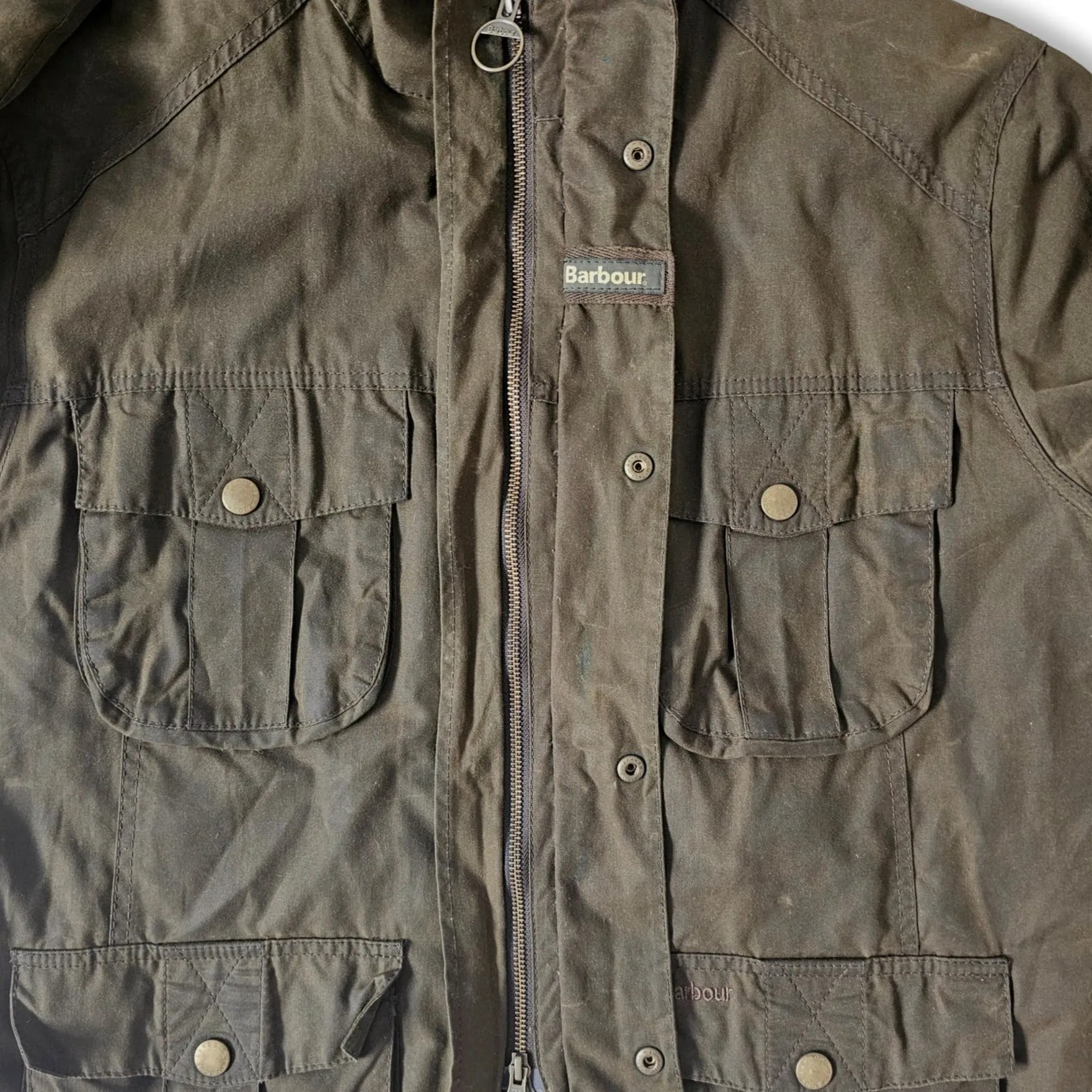 Barbour waxed cotton jacket made in England