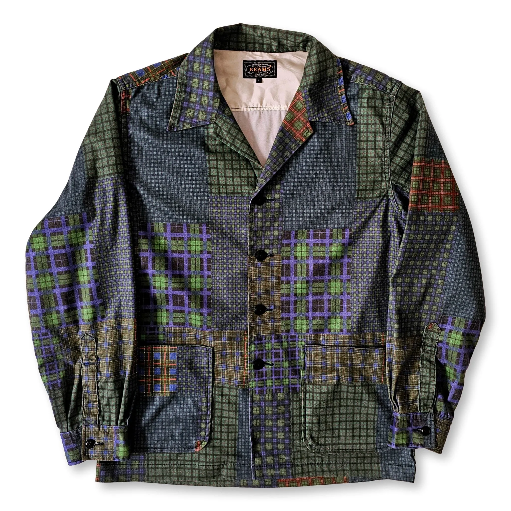 Beams Plus Komatsu patchwork jacket made in Japan