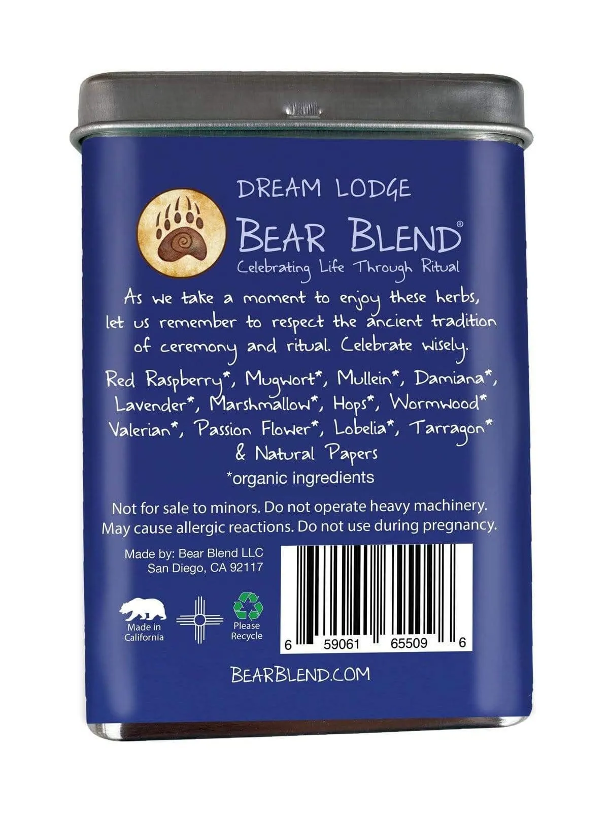 Bear Blend Organic Smoke Blend - Dream Lodge