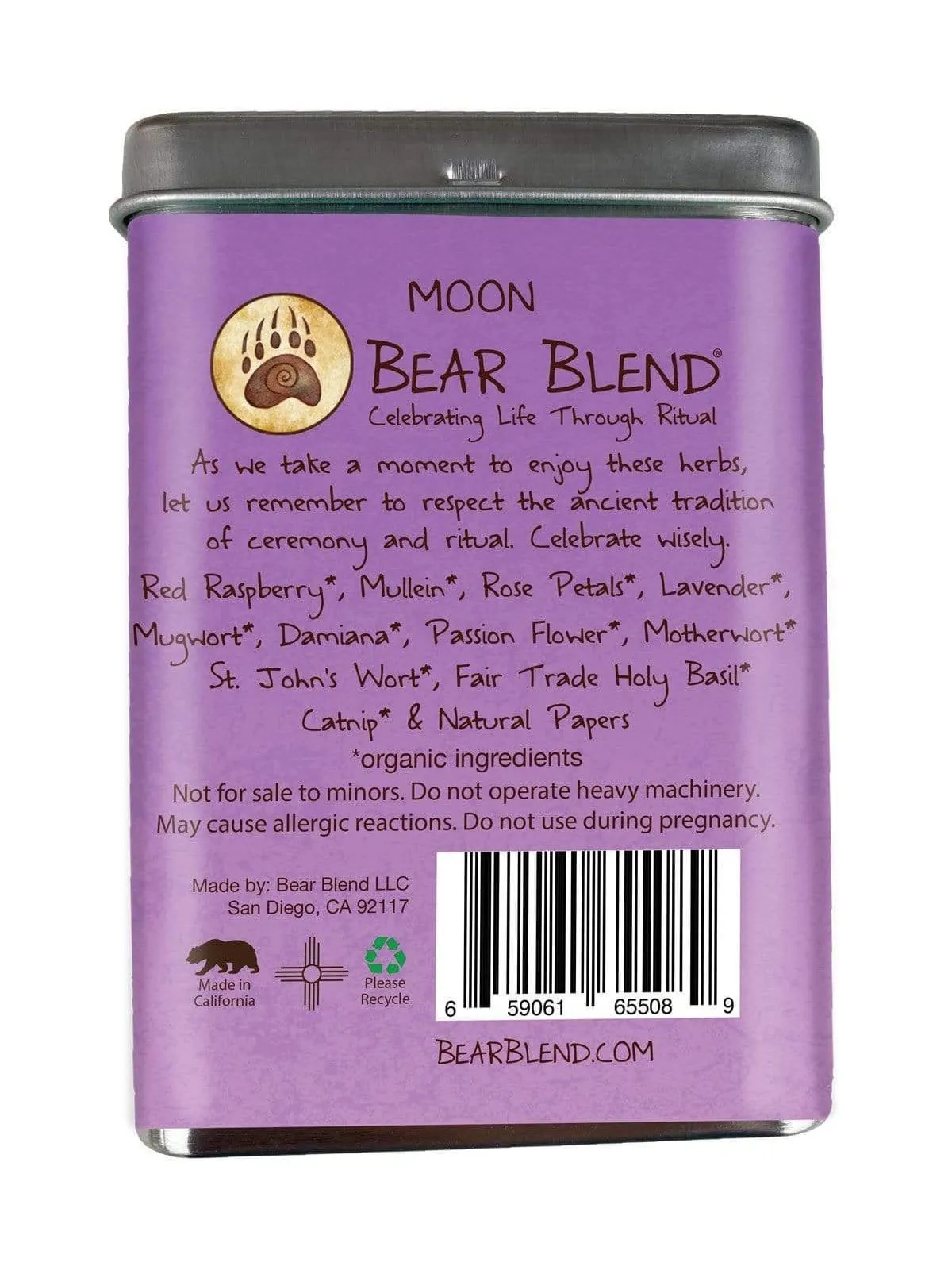 Bear Blend Organic Smoke Blend - Moon