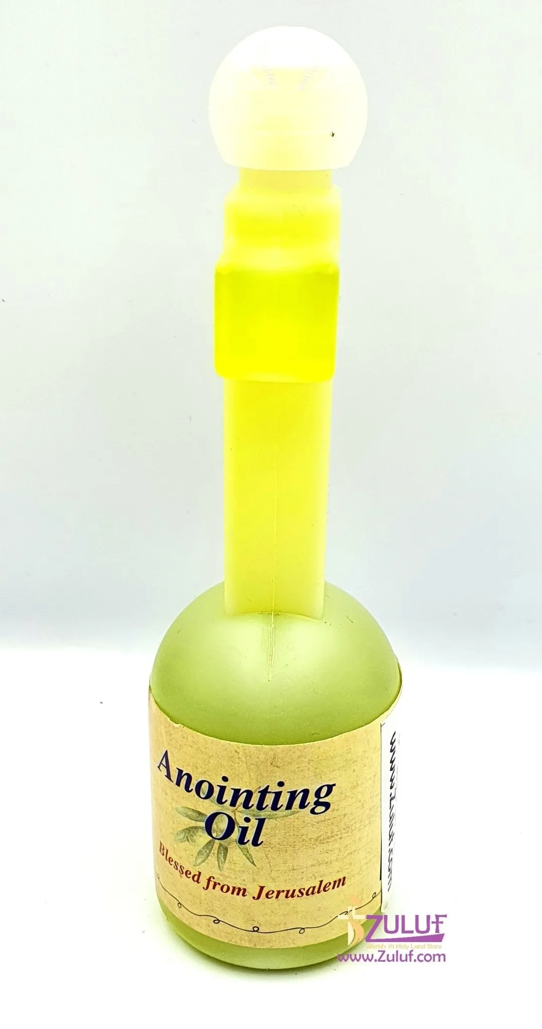 Blessed Olive Anointing Oil In A Cross Shaped Bottle By Zuluf - (HLG230)