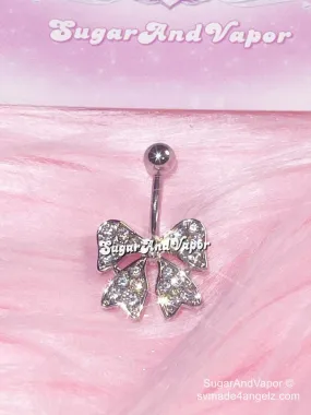 Bling Cute Bownots Belly Ring