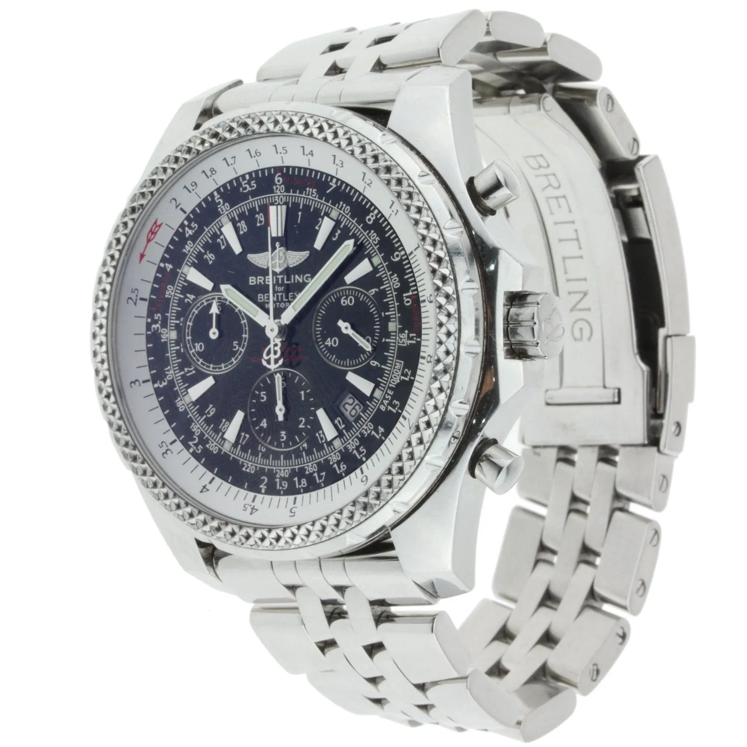 Breitling for Bentley Motors Stainless Steel with Black Dial