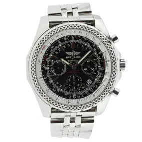 Breitling for Bentley Motors Stainless Steel with Black Dial