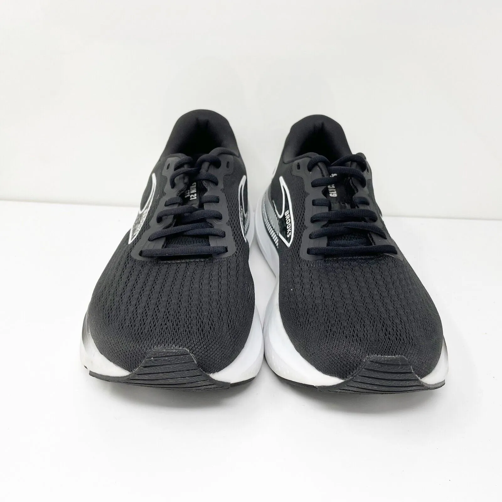 Brooks Mens Glycerin GTS 21 1104201D090 Black Running Shoes Sneakers Size 10 D