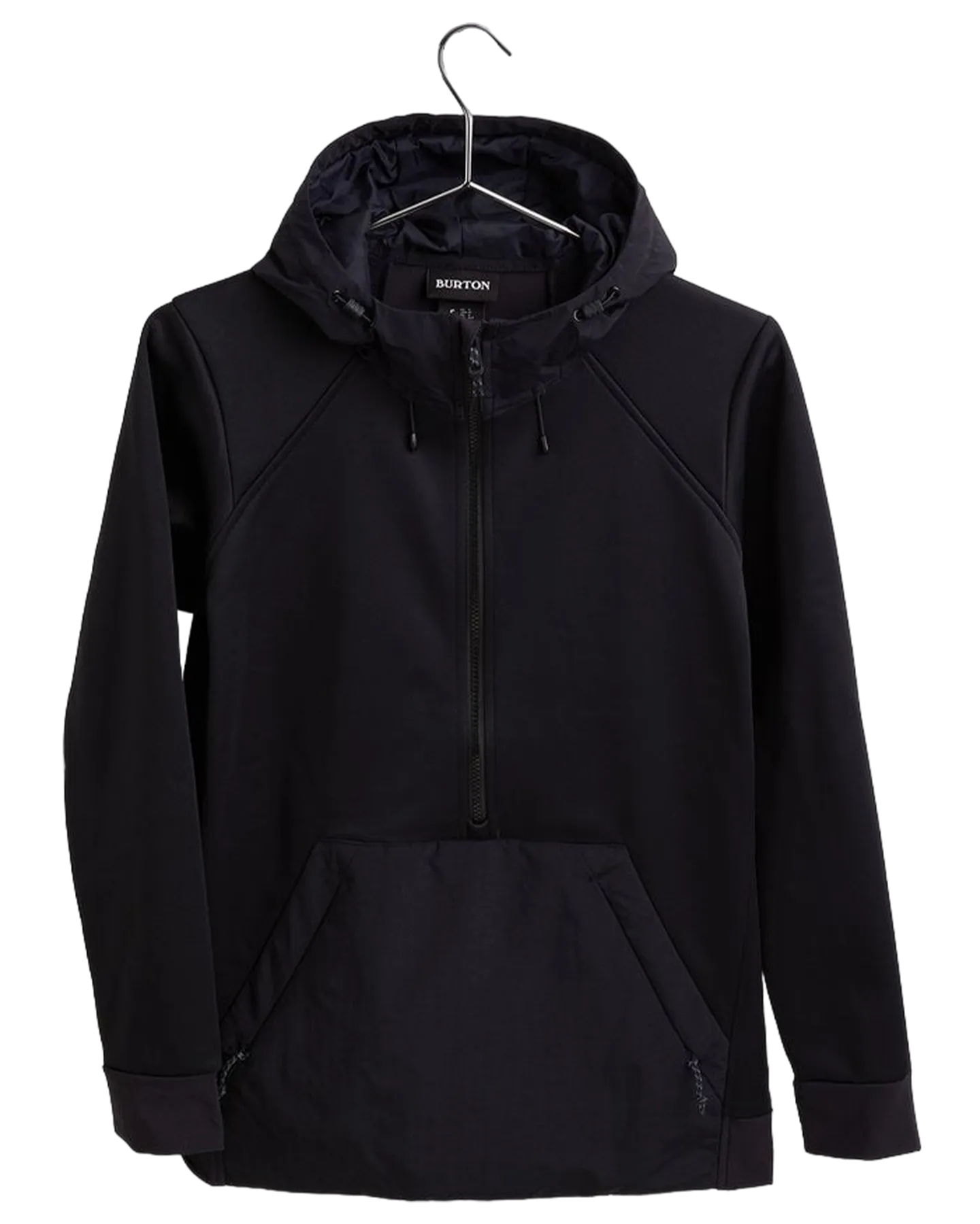 Burton Women's Crown Weatherproof Performance Pullover Hoodie True Black 2022 | Hoodies/Pullovers Women's | Snow Skiers 