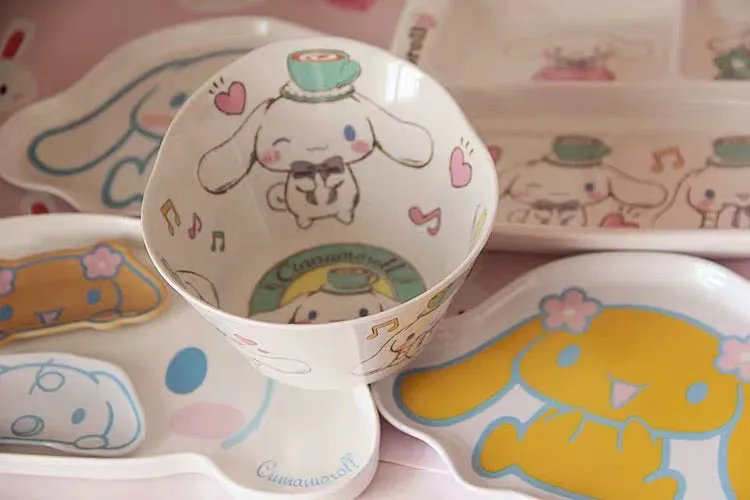 cinnamoroll 15th anniversary bowl /plate / divided plate