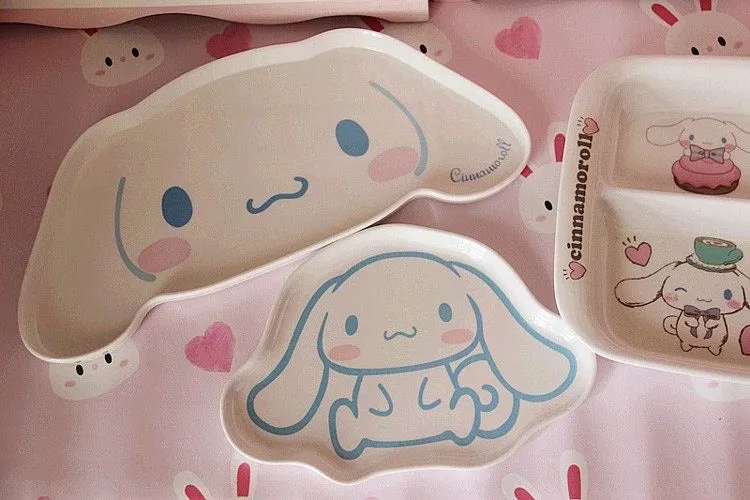 cinnamoroll 15th anniversary bowl /plate / divided plate