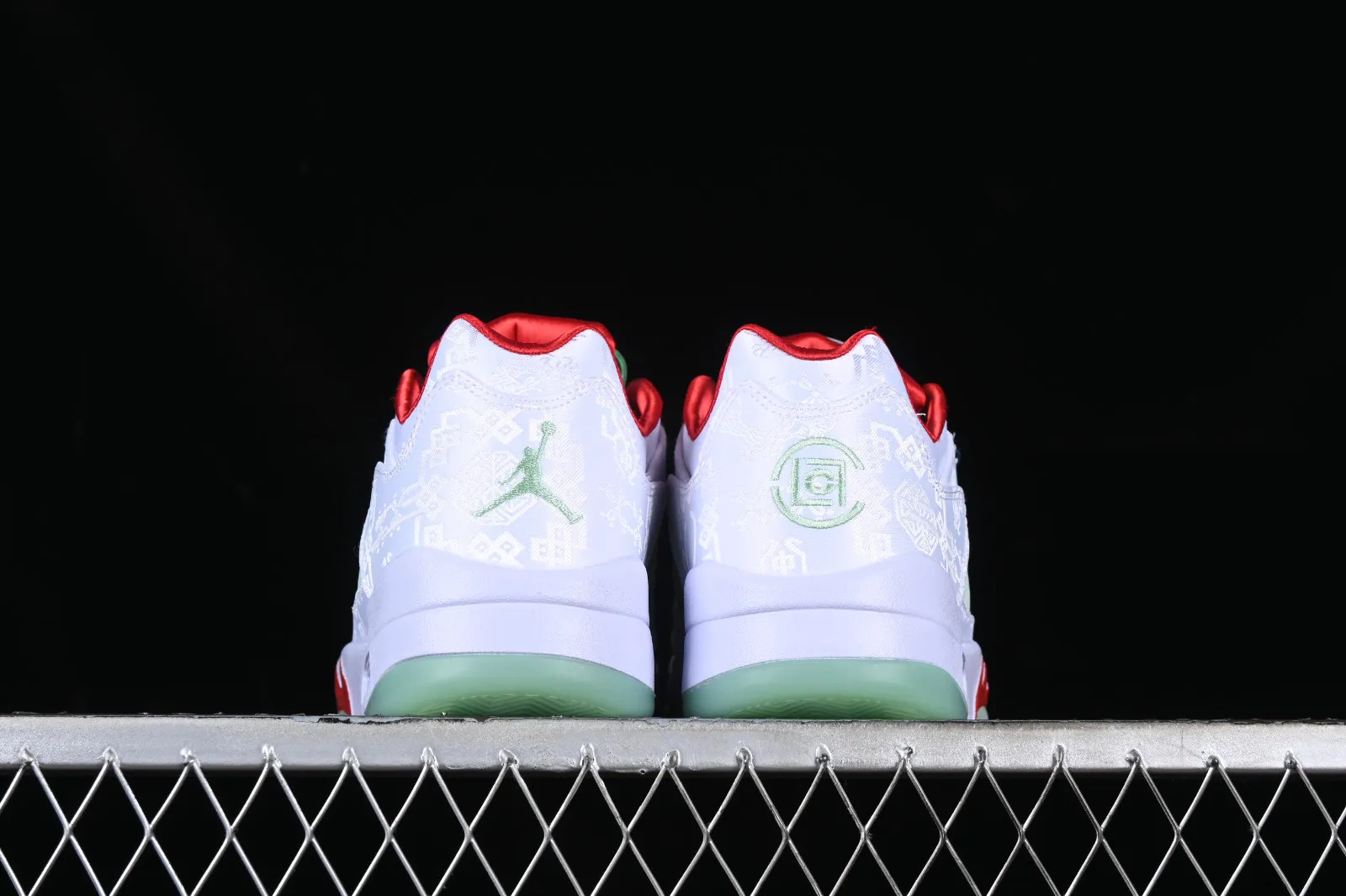 CLOT x Air Jordan 5 Low White Silk Red Green 1551183