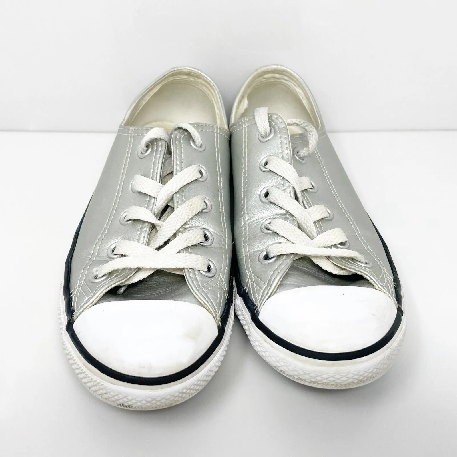 Converse Womens Chuck Taylor All Star 553336C Gray Casual Shoes Sneakers Size 6