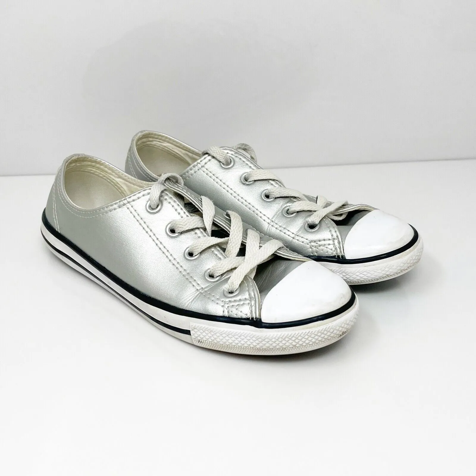 Converse Womens Chuck Taylor All Star 553336C Gray Casual Shoes Sneakers Size 6