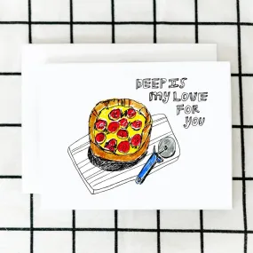 Deep Dish Art Card