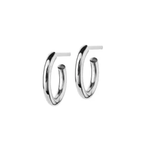 Edblad - Hoop Earrings Steel Small