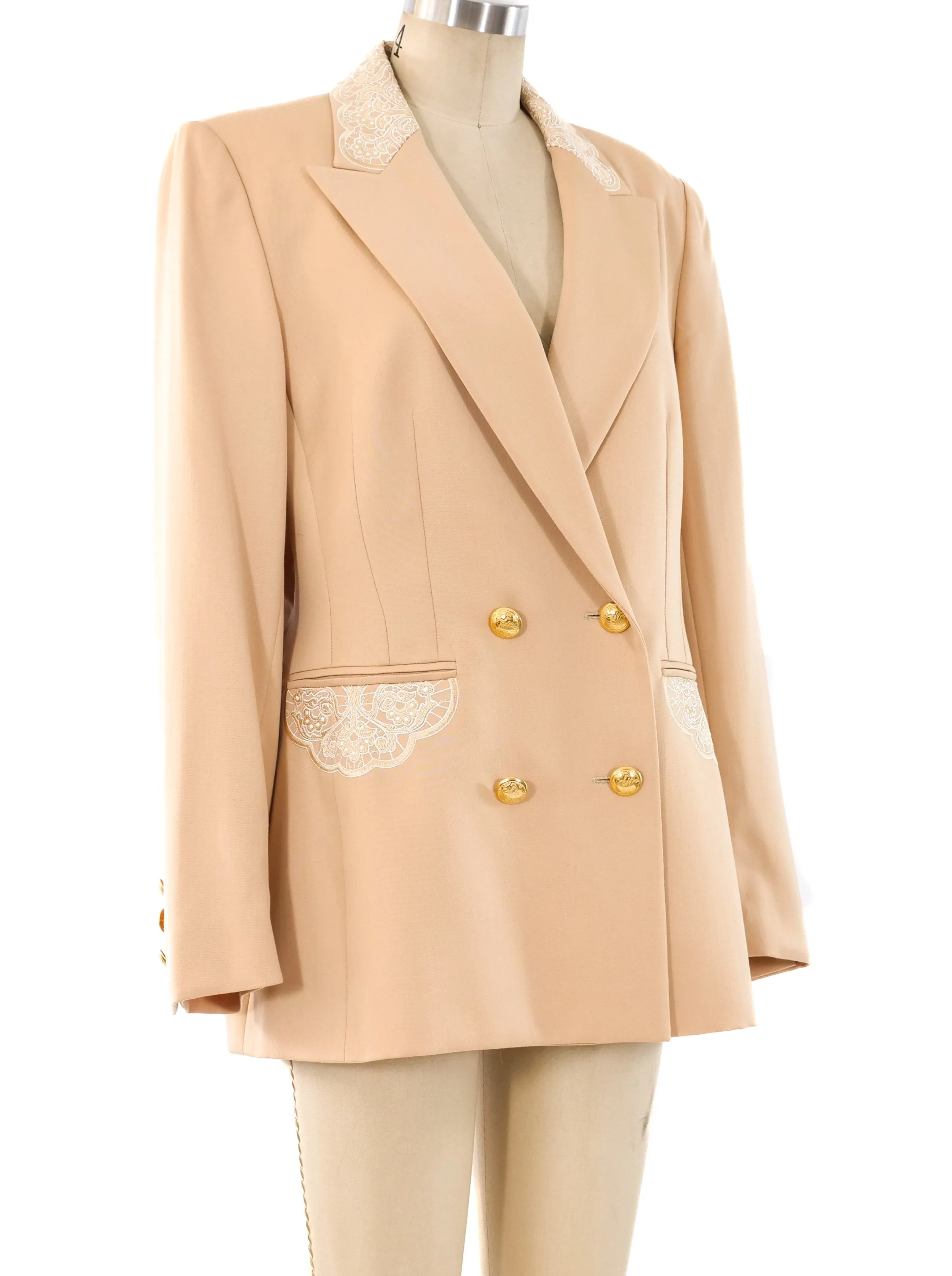 Escada Embroidered Jacket