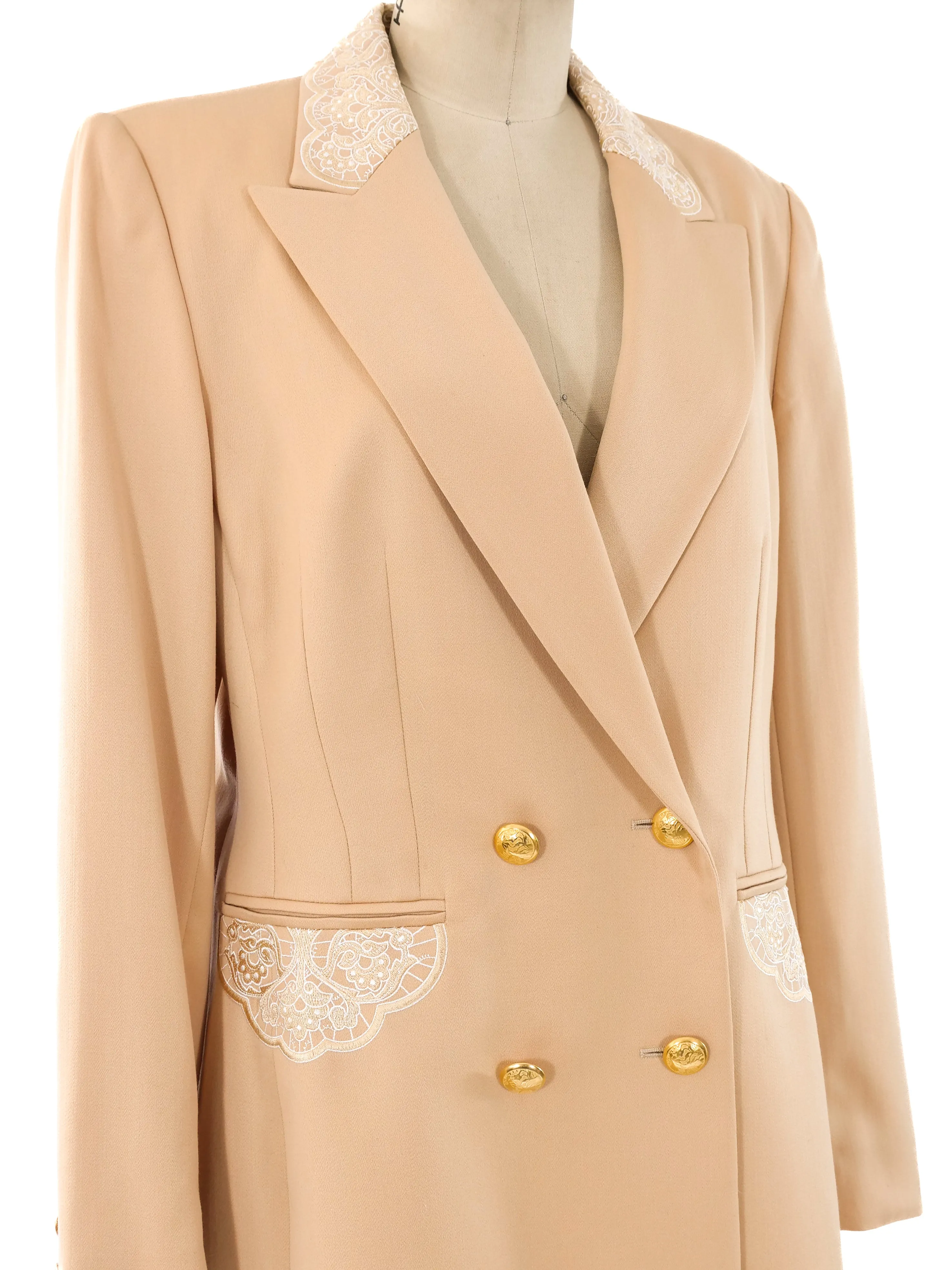 Escada Embroidered Jacket