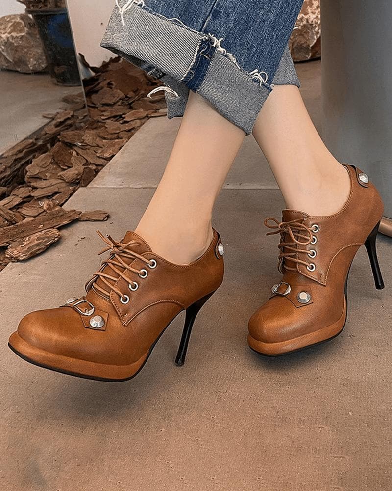 Fashion Rivet Heels