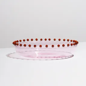 Fazeek Pearl Platter | Pink + Amber