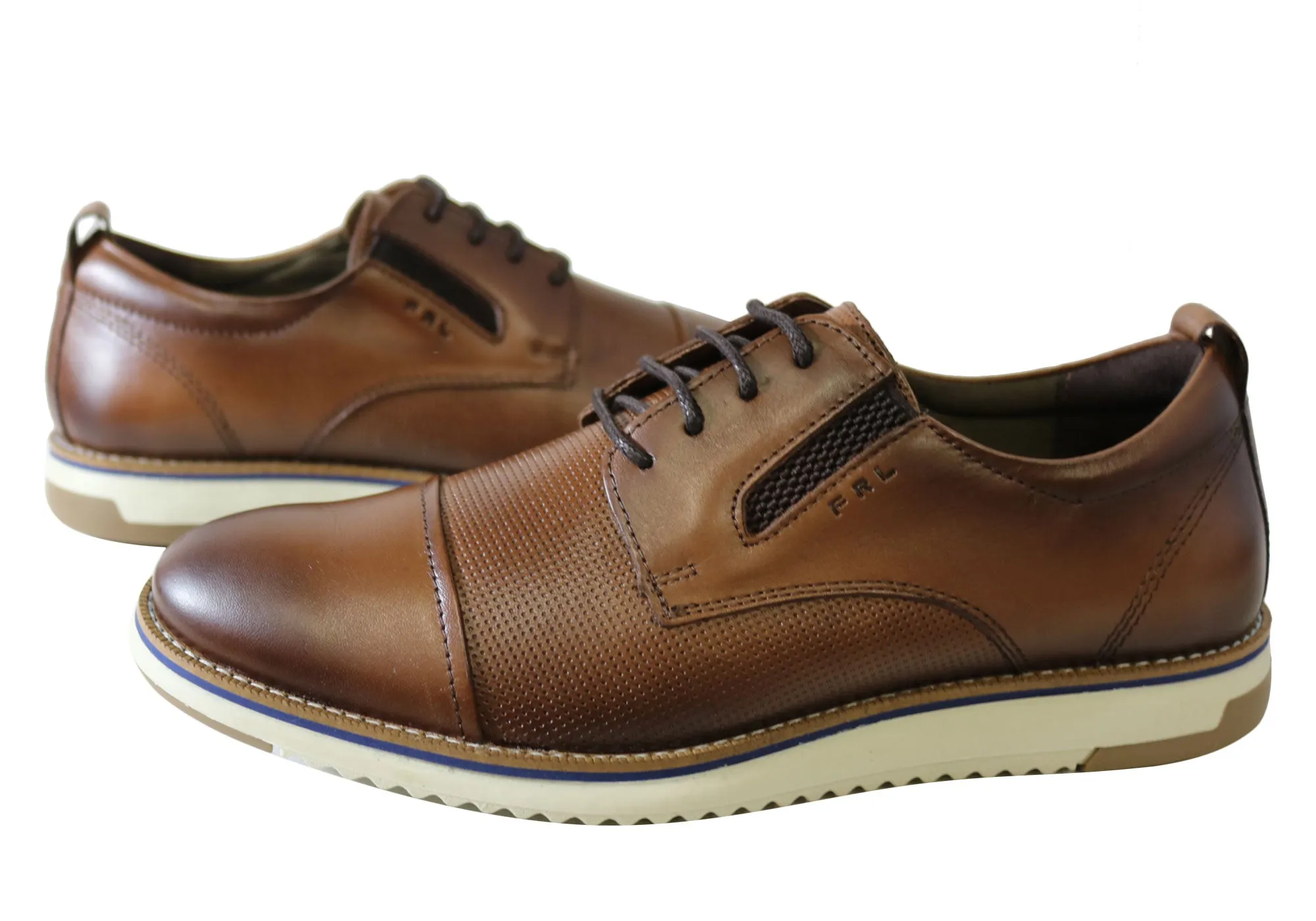 Ferricelli Kiran Mens Leather Dress Casual Shoes Made In Brazil