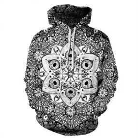 Harajuku Print Pullover Hoodies