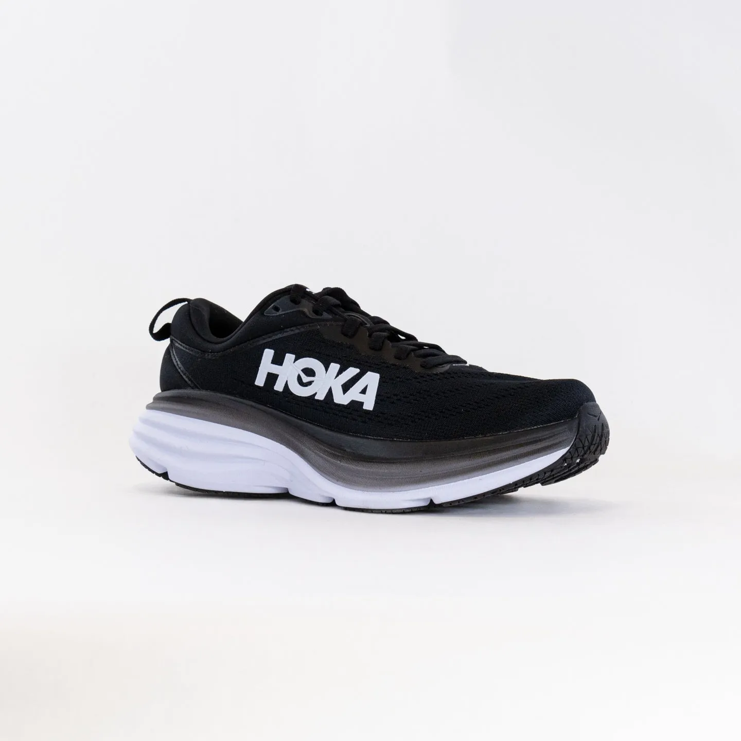 Hoka Bondi 8 (Women's) - Black/White