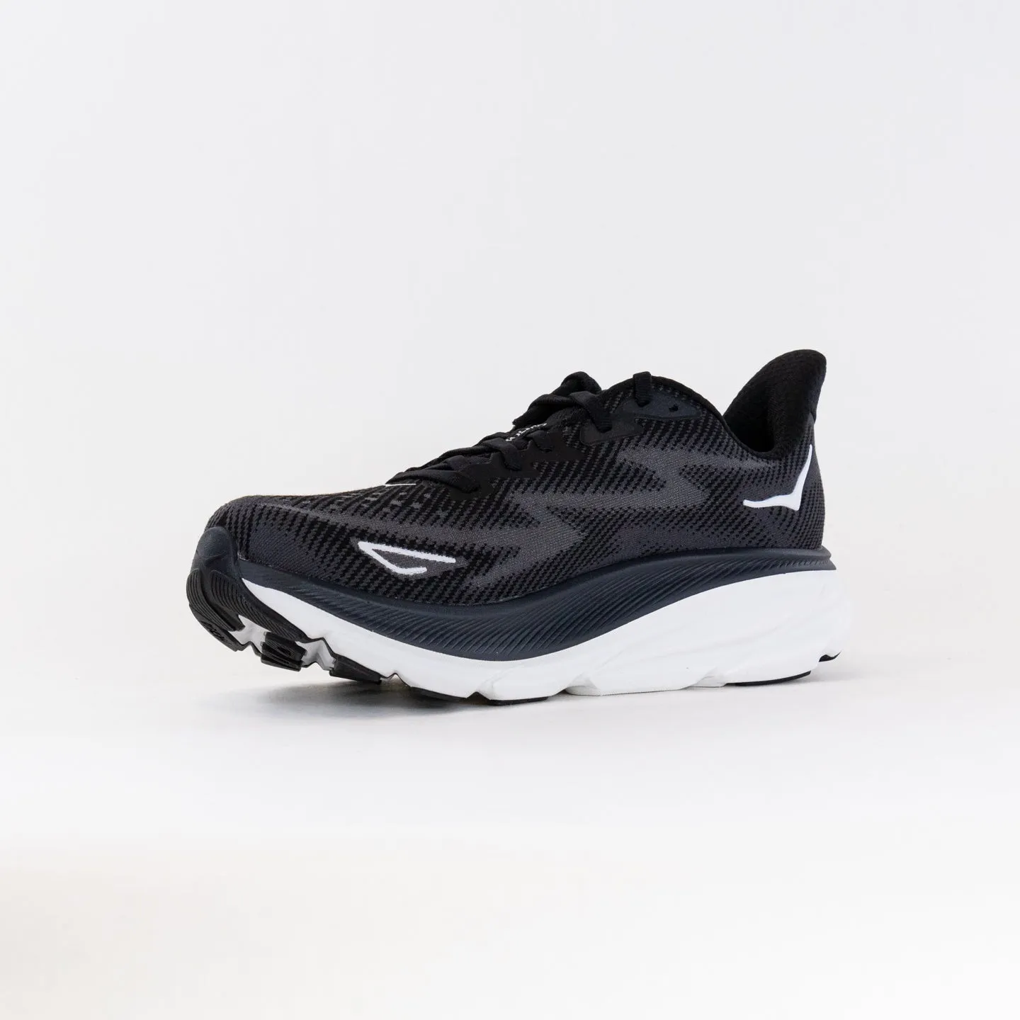 Hoka Clifton 9 (Men's) - Black/White